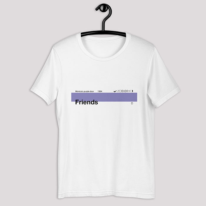 mano habla desagradable Friends t-shirt - Monica's purple door - The Color of Crist